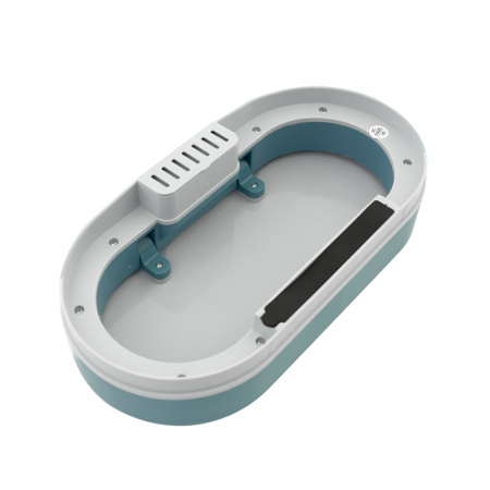 Ведро для мусора сенсорное, овал, Foodatlas JAH-6711, 8 л (синий)